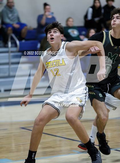 Thumbnail 1 in Murrieta Mesa vs. Temecula Valley (Linfield Christian Caged Classic) photogallery.