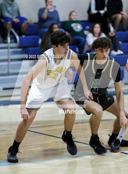 Thumbnail 2 in Murrieta Mesa vs. Temecula Valley (Linfield Christian Caged Classic) photogallery.