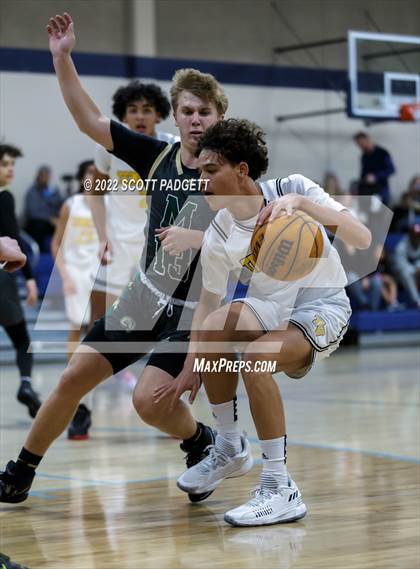 Thumbnail 2 in Murrieta Mesa vs. Temecula Valley (Linfield Christian Caged Classic) photogallery.