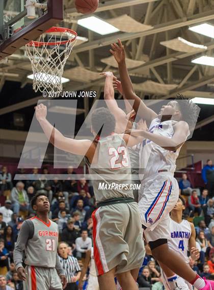 Thumbnail 2 in DeMatha Catholic vs Bishop Gorman (Spalding Hoophall Classic) photogallery.