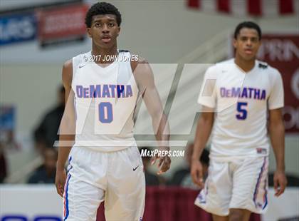 Thumbnail 2 in DeMatha Catholic vs Bishop Gorman (Spalding Hoophall Classic) photogallery.