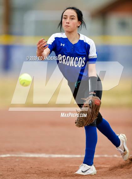 Thumbnail 1 in Bishop Union vs. Dayton (Yerington Tournament) photogallery.