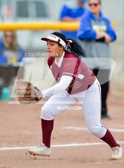 Thumbnail 2 in Bishop Union vs. Dayton (Yerington Tournament) photogallery.