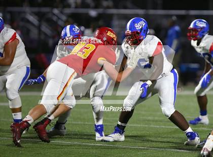 Thumbnail 3 in Cathedral Catholic vs. Serra Gardena (Honor Bowl) photogallery.