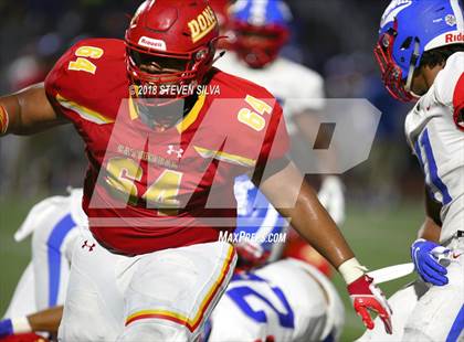 Thumbnail 2 in Cathedral Catholic vs. Serra Gardena (Honor Bowl) photogallery.