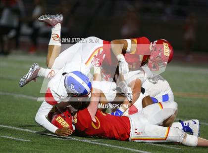 Thumbnail 3 in Cathedral Catholic vs. Serra Gardena (Honor Bowl) photogallery.