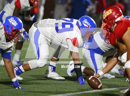 Thumbnail 1 in Cathedral Catholic vs. Serra Gardena (Honor Bowl) photogallery.