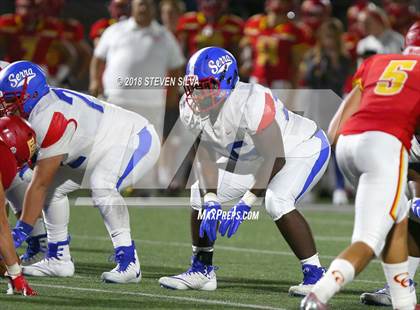 Thumbnail 1 in Cathedral Catholic vs. Serra Gardena (Honor Bowl) photogallery.