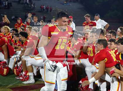 Thumbnail 3 in Cathedral Catholic vs. Serra Gardena (Honor Bowl) photogallery.