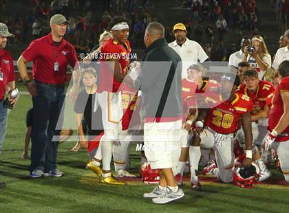 Thumbnail 3 in Cathedral Catholic vs. Serra Gardena (Honor Bowl) photogallery.