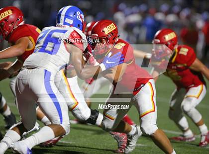 Thumbnail 1 in Cathedral Catholic vs. Serra Gardena (Honor Bowl) photogallery.