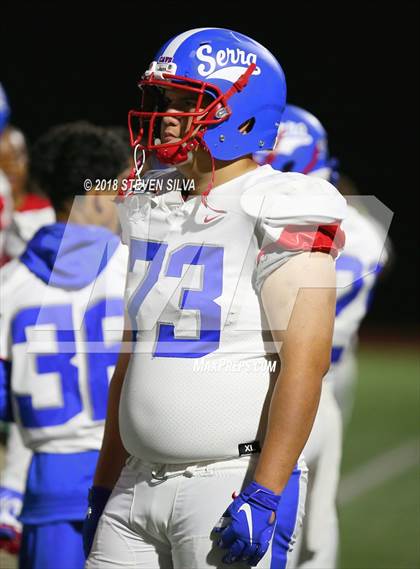 Thumbnail 2 in Cathedral Catholic vs. Serra Gardena (Honor Bowl) photogallery.