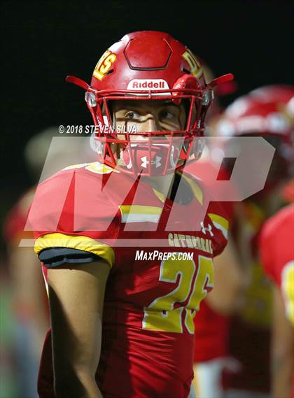 Thumbnail 1 in Cathedral Catholic vs. Serra Gardena (Honor Bowl) photogallery.