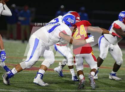 Thumbnail 3 in Cathedral Catholic vs. Serra Gardena (Honor Bowl) photogallery.