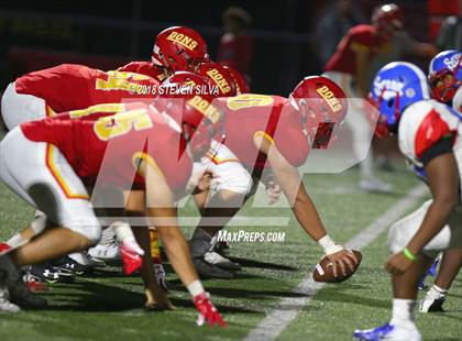 Thumbnail 3 in Cathedral Catholic vs. Serra Gardena (Honor Bowl) photogallery.