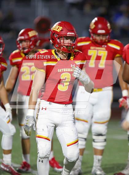 Thumbnail 1 in Cathedral Catholic vs. Serra Gardena (Honor Bowl) photogallery.