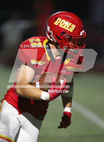 Thumbnail 1 in Cathedral Catholic vs. Serra Gardena (Honor Bowl) photogallery.