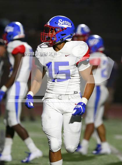 Thumbnail 2 in Cathedral Catholic vs. Serra Gardena (Honor Bowl) photogallery.