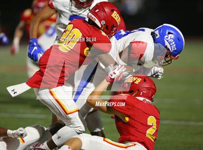Thumbnail 3 in Cathedral Catholic vs. Serra Gardena (Honor Bowl) photogallery.