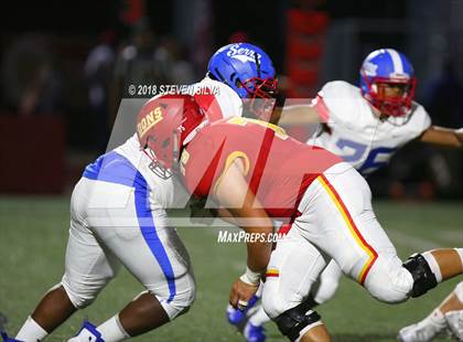 Thumbnail 1 in Cathedral Catholic vs. Serra Gardena (Honor Bowl) photogallery.