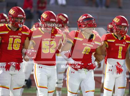 Thumbnail 2 in Cathedral Catholic vs. Serra Gardena (Honor Bowl) photogallery.