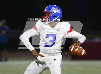 Thumbnail 2 in Cathedral Catholic vs. Serra Gardena (Honor Bowl) photogallery.