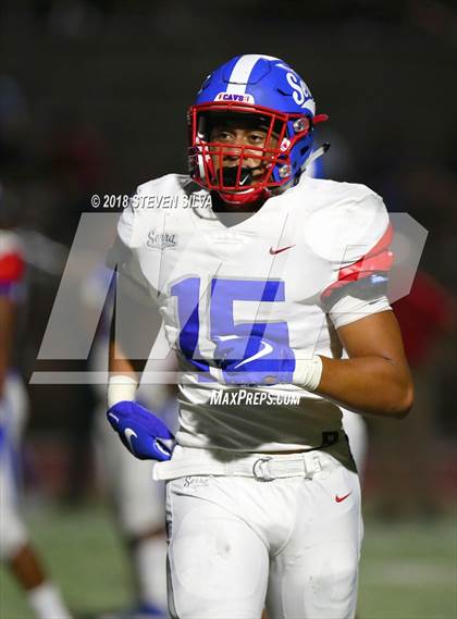 Thumbnail 3 in Cathedral Catholic vs. Serra Gardena (Honor Bowl) photogallery.