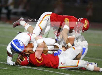 Thumbnail 1 in Cathedral Catholic vs. Serra Gardena (Honor Bowl) photogallery.