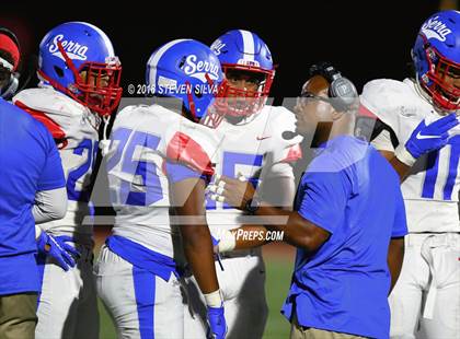 Thumbnail 3 in Cathedral Catholic vs. Serra Gardena (Honor Bowl) photogallery.