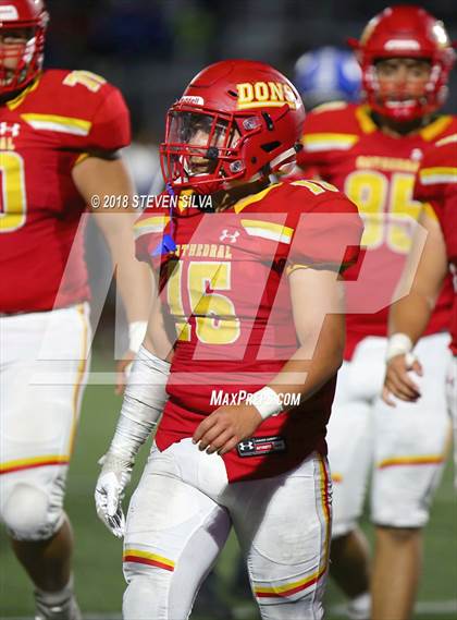 Thumbnail 1 in Cathedral Catholic vs. Serra Gardena (Honor Bowl) photogallery.