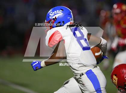 Thumbnail 1 in Cathedral Catholic vs. Serra Gardena (Honor Bowl) photogallery.