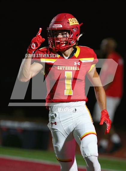 Thumbnail 1 in Cathedral Catholic vs. Serra Gardena (Honor Bowl) photogallery.