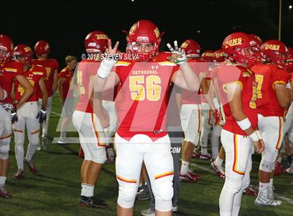 Thumbnail 3 in Cathedral Catholic vs. Serra Gardena (Honor Bowl) photogallery.