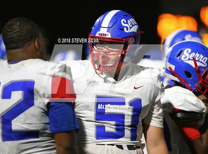 Thumbnail 3 in Cathedral Catholic vs. Serra Gardena (Honor Bowl) photogallery.