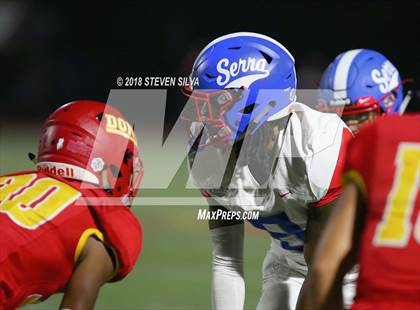 Thumbnail 1 in Cathedral Catholic vs. Serra Gardena (Honor Bowl) photogallery.