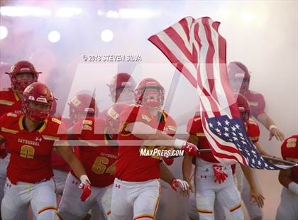 Thumbnail 2 in Cathedral Catholic vs. Serra Gardena (Honor Bowl) photogallery.