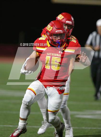 Thumbnail 2 in Cathedral Catholic vs. Serra Gardena (Honor Bowl) photogallery.