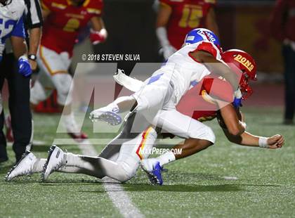 Thumbnail 3 in Cathedral Catholic vs. Serra Gardena (Honor Bowl) photogallery.