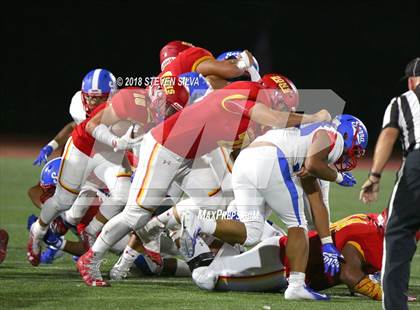 Thumbnail 1 in Cathedral Catholic vs. Serra Gardena (Honor Bowl) photogallery.