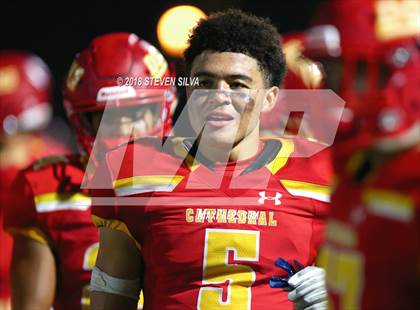 Thumbnail 2 in Cathedral Catholic vs. Serra Gardena (Honor Bowl) photogallery.