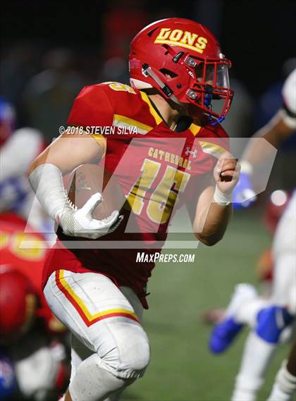 Thumbnail 2 in Cathedral Catholic vs. Serra Gardena (Honor Bowl) photogallery.