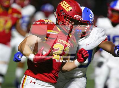 Thumbnail 3 in Cathedral Catholic vs. Serra Gardena (Honor Bowl) photogallery.