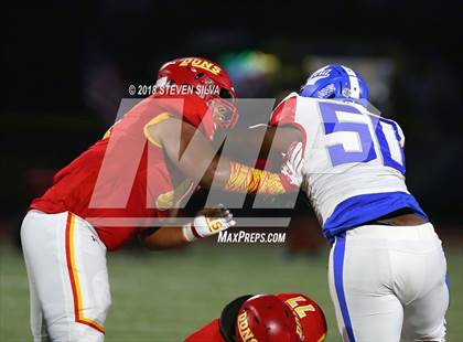 Thumbnail 3 in Cathedral Catholic vs. Serra Gardena (Honor Bowl) photogallery.