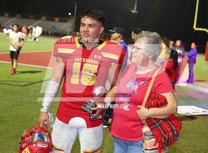 Thumbnail 1 in Cathedral Catholic vs. Serra Gardena (Honor Bowl) photogallery.