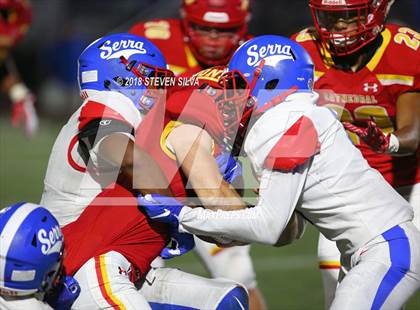 Thumbnail 2 in Cathedral Catholic vs. Serra Gardena (Honor Bowl) photogallery.