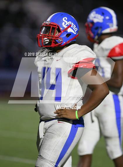 Thumbnail 2 in Cathedral Catholic vs. Serra Gardena (Honor Bowl) photogallery.