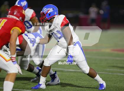 Thumbnail 1 in Cathedral Catholic vs. Serra Gardena (Honor Bowl) photogallery.