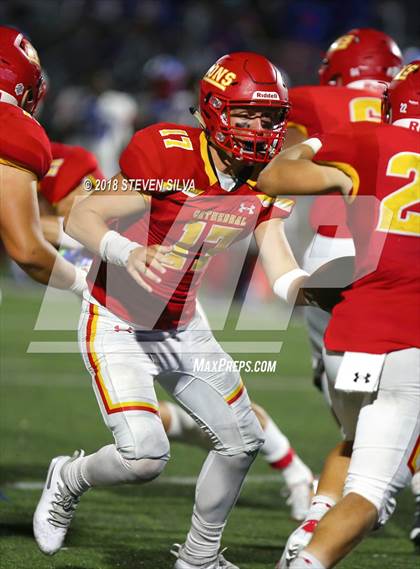 Thumbnail 3 in Cathedral Catholic vs. Serra Gardena (Honor Bowl) photogallery.