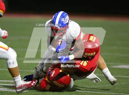 Thumbnail 2 in Cathedral Catholic vs. Serra Gardena (Honor Bowl) photogallery.