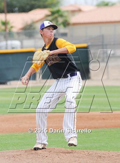 Thumbnail 3 in Gilbert vs Queen Creek (Gilbert/Mesquite Tournament) photogallery.